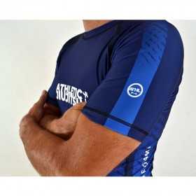 RASHGUARD ATHLETIC IBJJF BLEU