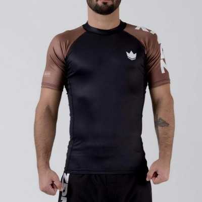 RASHGUARD KINGZ IBJJF RANK MARRON