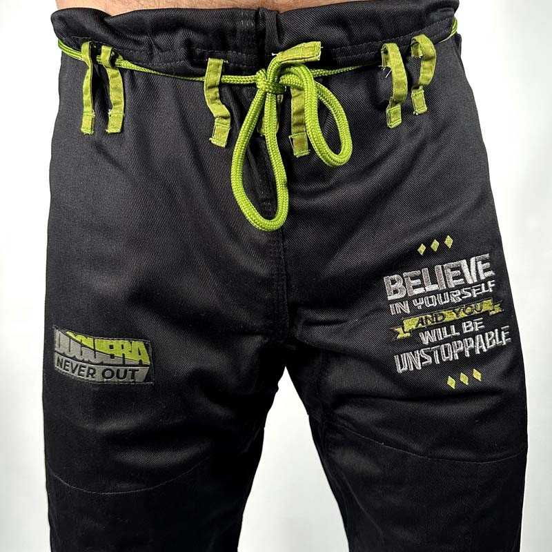 Kimono Jjb Doguera Never Out Noir Vert