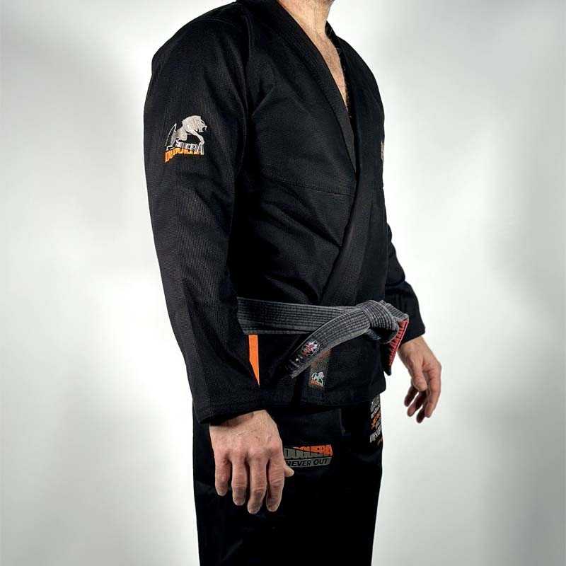 Kimono Jjb Doguera Never Out Noir Orange